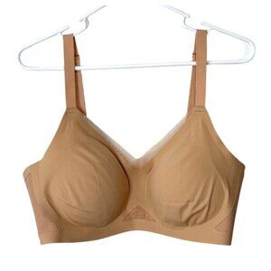 HoneyLove CrossOver V-Neck Wireless Mesh Bra LWBR0302 Sand Size 1X